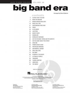 Jazz Piano Solos Series Vol. 58: Big Band Era 