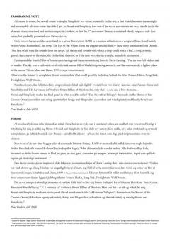 Sound And Simplicity von Poul Ruders 