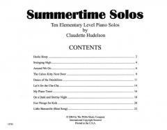 Pianovations-Summertime Solosearly To Mid-Elementary Piano Solos von Rusty Hudelson 