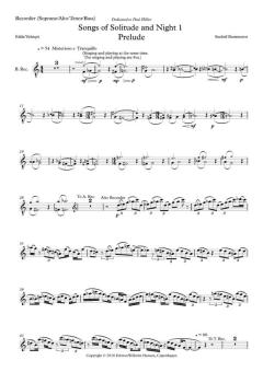 Songs of Solitude and Night von Sunleif Rasmussen 