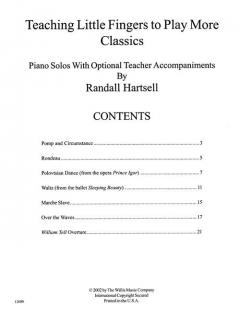 Teaching Little Fingers To Play More Classics von Randall Hartsell 