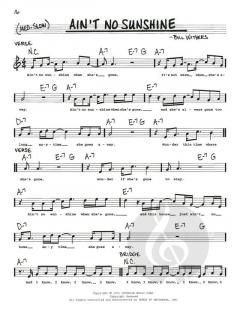 Ain't No Sunshine von Withers 