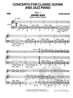 Concerto For Classic Guitar And Jazz Piano von Claude Bolling 