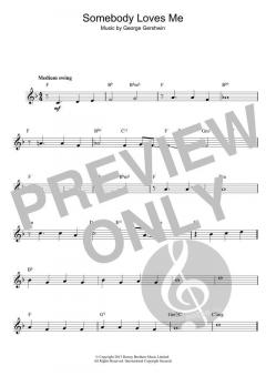 Somebody Loves Me von George Gershwin (Download) 