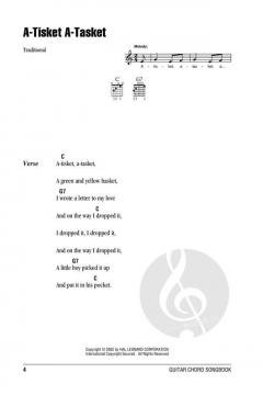 Children's Songs Guitar Chord Songbook 