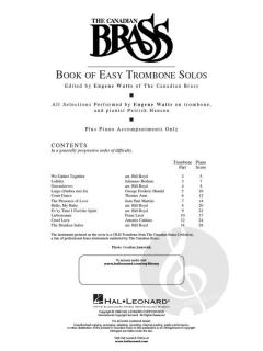 The Canadian Brass Book Of Easy Trombone Solos von Canadian Brass Quintet 