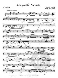 Concert And Contest Collection B Flat Clarinet Solo Part Only von Howard Voxman 