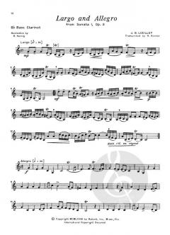 Concert And Contest Collection B Flat Bass Clarinet Solo Part Only von Howard Voxman 