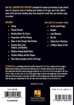 Hal Leonard Bass Method DVD (Ed Friedland) 