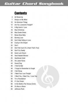 Elvis Presley 6x9 Guitar Chord Songbook 