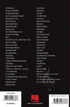 Elvis Presley 6x9 Guitar Chord Songbook 