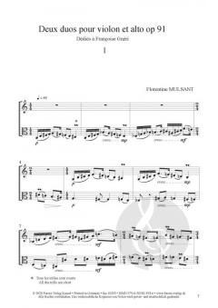 2 duos pour violon et alto op. 91 von Florentine Mulsant 
