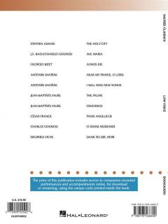 Sacred Classics for Low Voice 