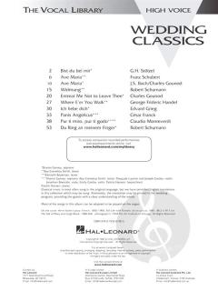 Wedding Classics (High Voice) von Robert Schumann 