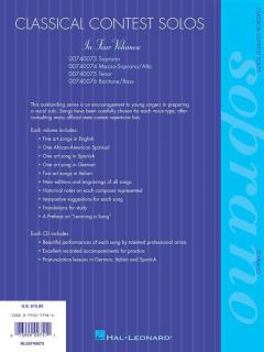 Classical Contest Solos Soprano von Franz Schubert 