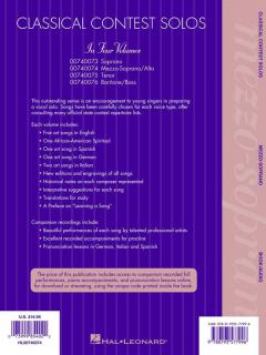 Classical Contest Solos Mezzo Soprano 