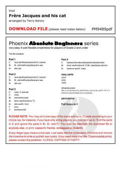 Frère Jacques & his cat (Download) 