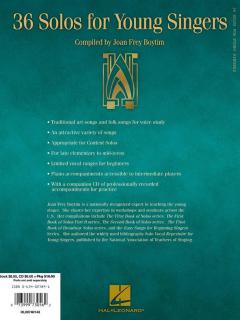 36 Solos For Young Singers Book And CD 