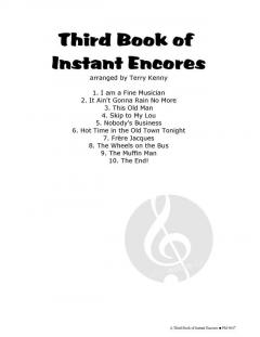 A Third Book of Instant Encores (Download) 