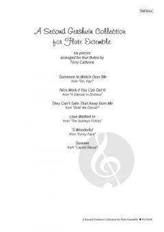 A Second Gershwin Collection for Flute Ensemble von George Gershwin (Download) 