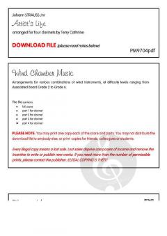 Artist's Life von Johann Strauss (Sohn) (Download) 