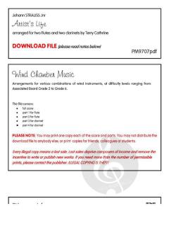 Artist's Life von Johann Strauss (Sohn) (Download) 