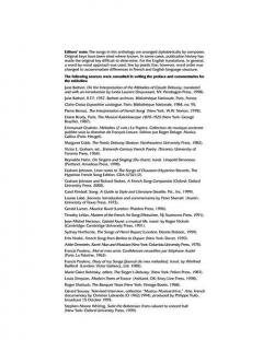 The French Song Anthology High Voice 