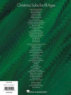 Christmas Solos For All Ages Medium Voice 