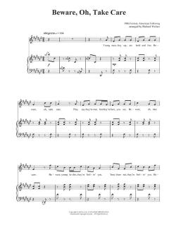 American Folksongs For High Voice 