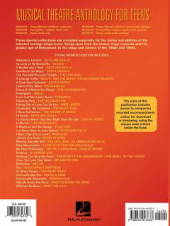 Musical Theatre Anthology For Teens (Young Women) 