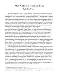 Alec Wilder 25 Songs For Solo Voice For Medium Voice & Piano von Alec Wilder 