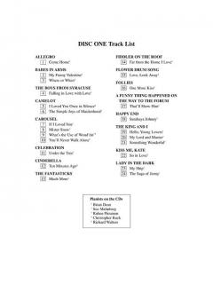 Singers Musical Theatre Anthology Soprano Vol. 1-2 CDs 