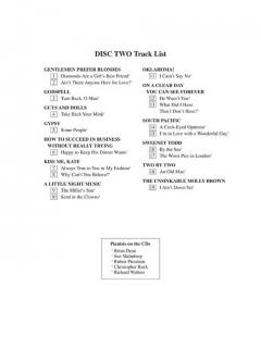 Singers Musical Theatre Anthology Vol. 1 Mezzo-Soprano/Belter CDs 