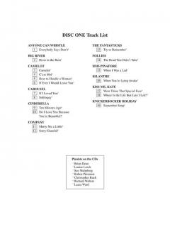 Singers Musical Theatre Anthology Vol. 1 Baritone/Bass CDs von Richard Walters 