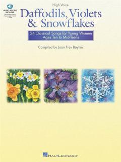 Daffodils, Violets And Snowflakes 