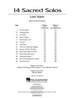14 Sacred Solos Low Voice 
