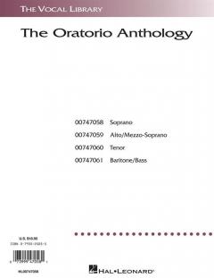 The Oratorio Anthology 