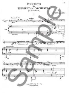 Concerto for Trumpet and Orchestra von John Williams im Alle Noten Shop kaufen