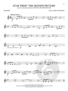 Favorite Movie Themes Recorder 