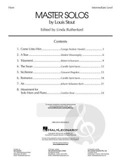 Master Solos For French Horn And Piano im Alle Noten Shop kaufen