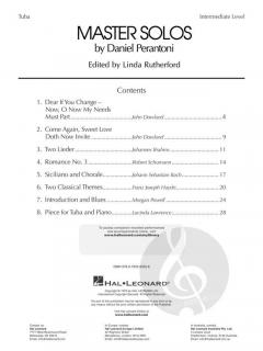 Master Solos For Tuba And Piano von Daniel Perantoni im Alle Noten Shop kaufen