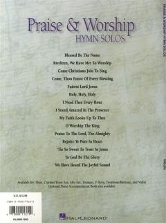 Praise & Worship Hymn Solos 