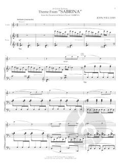 Theme From Sabrina For Solo Violin And Piano von John Williams im Alle Noten Shop kaufen