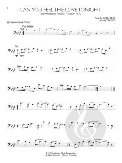 Disney Solos For Trombone Or Baritone 