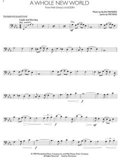 Disney Movie Hits Trombone/Baritone von Celine Dion 