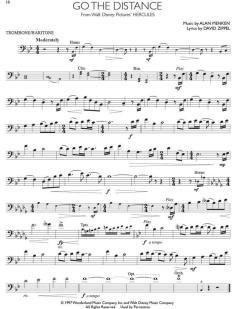 Disney Movie Hits Trombone/Baritone von Celine Dion 