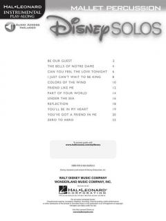 Disney Solos For Mallet Percussion 