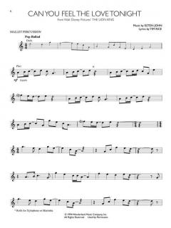 Disney Solos For Mallet Percussion 