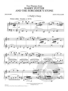 Two Themes From Harry Potter And The Sorcerers Stone For Solo Harp von John Williams 