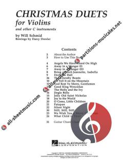 Christmas Duets For Violin And Other C Instruments im Alle Noten Shop kaufen